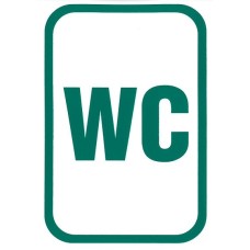 Samolepka WC 105x150mm