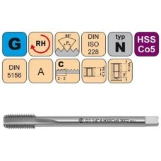 Závitník strojný 5156 3002 G 1´HSSCo5