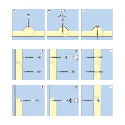 Samorezná skrutka do sendviča 5,5x110 DC12mm