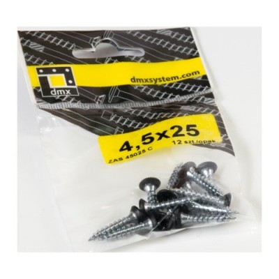 Skrutka do dreva ZAS 45025 4,5x25 čierna