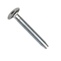 Skrutka nábytkárska s plochou hlavou M6x60 17mm hlava Zn