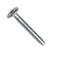 Skrutka nábytkárska s plochou hlavou M6x60 17mm hlava Zn