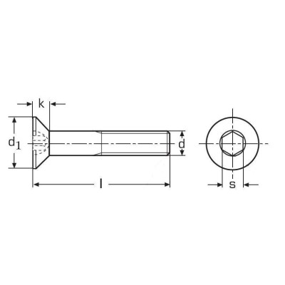Skrutka so zapus. hlavou IMB 10.9 M14x80 DIN7991 Zn