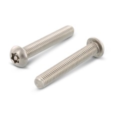 Skrutka s pologuľatou hlavou nerezová s torx drážkou a pin30 M6x10 ISO7380-1 A2