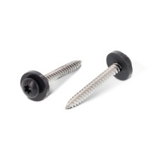 Skrutka do plechu nerezová parapetná s polyamidovou podložkou antracitová RAL7016 3,9x25 TX15 9066 A2