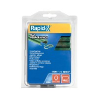 Spinky na viazanie pletiva zelené PVC 1100ks Rapid VR22