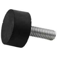 Noha antivibračná M6 priemer 20mm vysoká 10mm Noha antivibračná M6 priemer 20mm vysoká 10mm