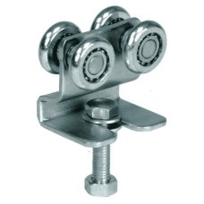 Štvorkoliesko závesné posuvné profil 33x34mm Zn