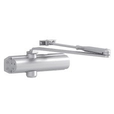 Zatvárač dverí s ramienkom strieborný EN2/3/4 DC120 Silver ASSA ABLOY