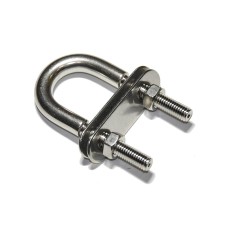 Strmeň U nerezový lodný s plechom M10x90mm A4