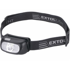 Čelovka CREE XPG + 2x červená LED, 1Ah 130lm Extol