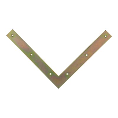 Uholník plochý 250x250x30x3mm NA3 Zn