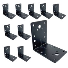 Uholník s prelisom čierny 90x90x65x2mm KPC-9