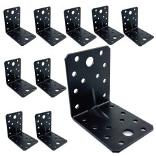 Uholník s prelisom čierny 70x70x55x2mm KPC-7
