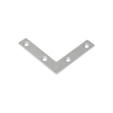 Uholník plochý 50x50x10x2,0mm NA50 Zn