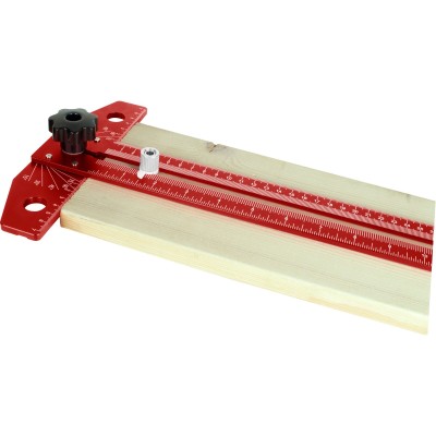 Uholník posuvný hliníkový nastaviteľný uhol 35x19cm Fortum