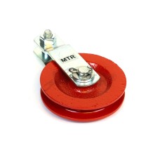 Závesná kladka liatinová s klzným ložiskom 12/90mm Zn
