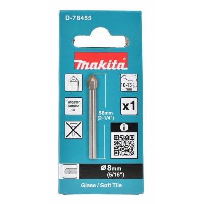 Vrták do skla 8x58mm
