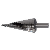 Stupňovitý vrták do železa 4-30mm HSS-G 14-stupňov 2mm stúpanie