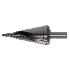 Stupňovitý vrták do železa 4-30mm HSS-G 14-stupňov 2mm stúpanie