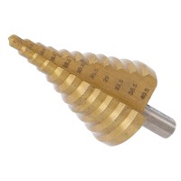 Stupňovitý vrták do železa 6-40,5mm Titan BGS