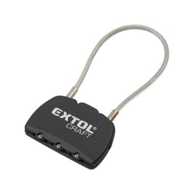 Zámok visiaci lanový 55mm Extol Craft