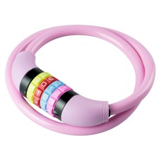 Zámok lankový 10mm 65cm ružový Girls 210 C 65 Burg Wächter