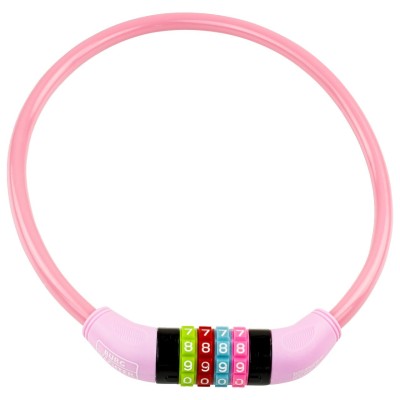 Zámok lankový 10mm 65cm ružový Girls 210 C 65 Burg Wächter
