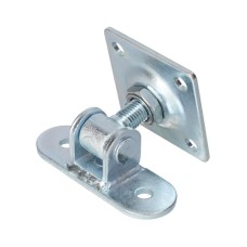 Záves nastavitelný šróbovací s obdlžníkovými platničkami 75x55mm 90x30mm M16 Zn