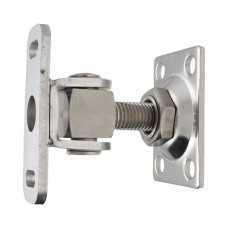 Záves nerezový nastavitelný šróbovací s obdlžníkovými platničkami 75x55mm 90x30mm M16 A2