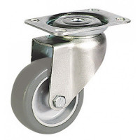 Koliesko otočné na platničke bez brzdy 323 NOB-K075 80kg