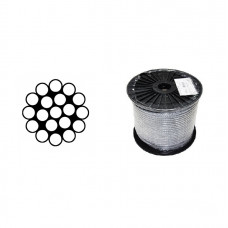 Oceľové lano 2,0mm /1x19/ DIN3053