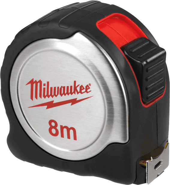 Meter 8m kovový 25mm Milwaukee